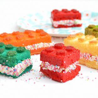 Lego Bricks Silicone Mould + Edible gel dyes kit
