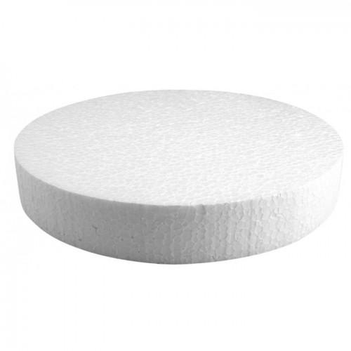 Polystyrene disc Ø 25 cm x 4 cm