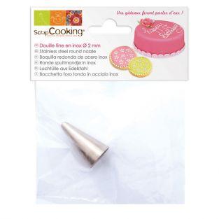 Stainless steel Russian icing nozzle - Fine