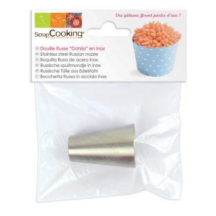 Stainless steel Russian icing nozzle - Dahlia