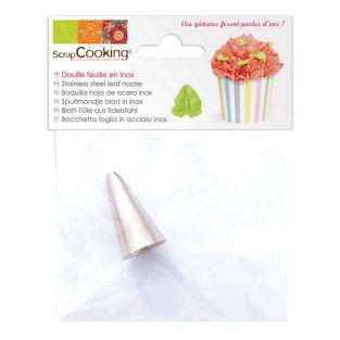 Stainless steel Russian icing nozzle - Leaf