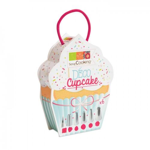 6 douilles inox pour déco cupcake 6 douilles inox pour déco cupcake