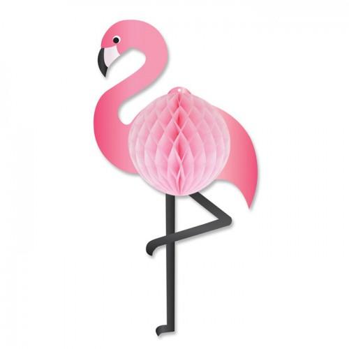 Paper honeycomb Flamingo