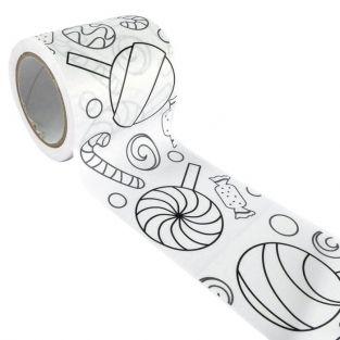 Masking tape para personalizar - Dulces 4,6 cm x 5 m