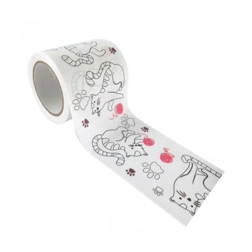 Customizable Masking tape - Cats 4.6 cm x 5 m Customizable Masking tape - Cats 4.6 cm x 5 m