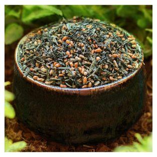 Organic Genmaicha green tea - Sencha & grilled rice - 100 g