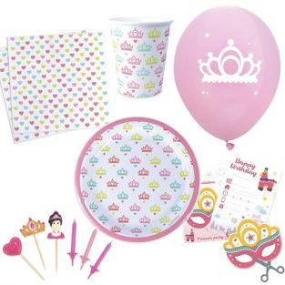 Kit vaisselle anniversaire Princesse