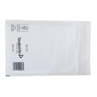 10 white bubble-padded envelopes 21,5 x 15 cm