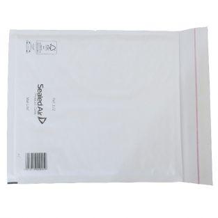 20 white bubble-padded envelopes 26 x 22 cm