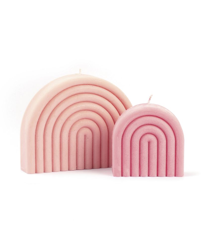 Juego de 6 moldes de vela de silicona para hacer velas, molde de vela de  burbujas de bola de hilo, molde de silicona rosa 3D, molde de pastel para