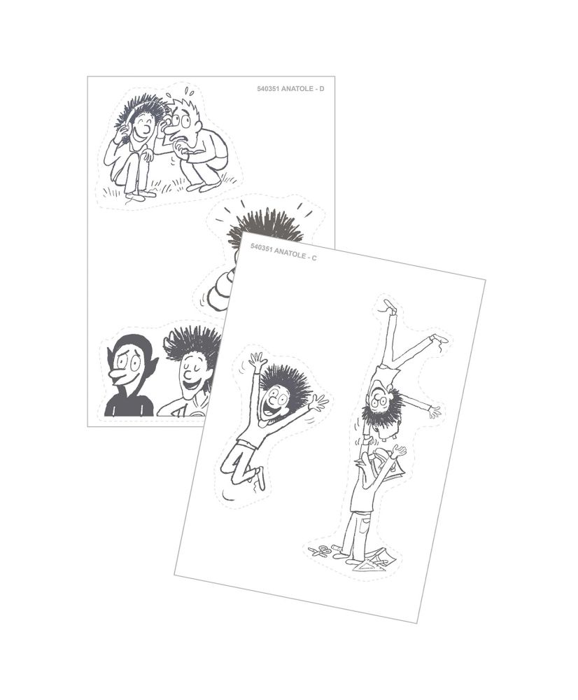 Coloriage Anatole Latuile à Imprimer Marque-pages à fabriquer - Plastique dingue