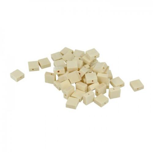 100 perles en bois carrées plates 10 x 3 mm 100 perles en bois carrées plates 10 x 3 mm
