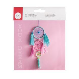 Dream Catcher DIY Kit  - blue-pink