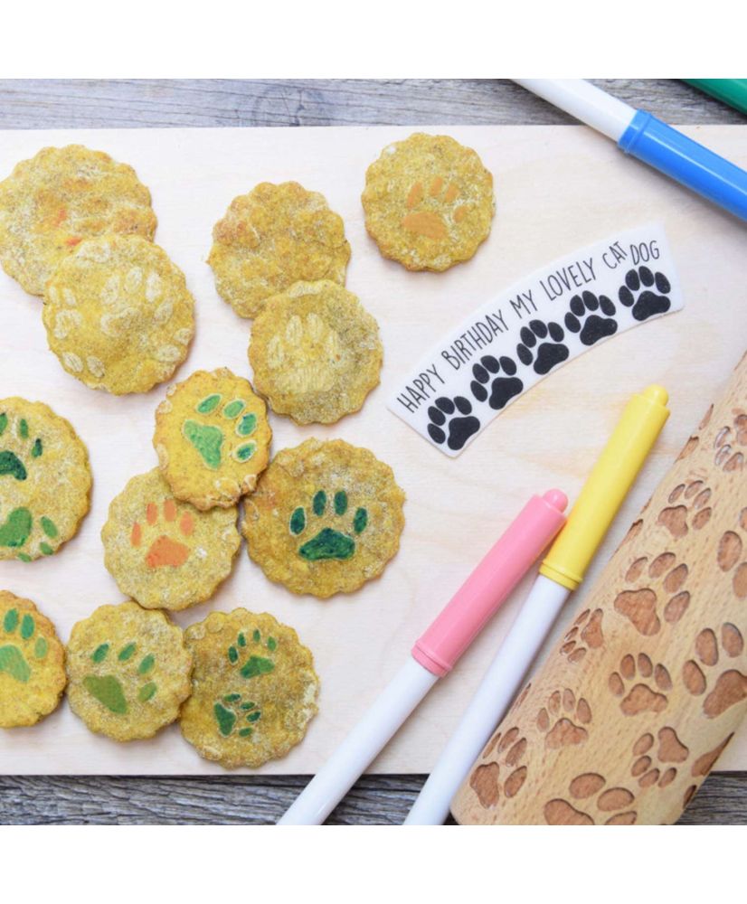 4 pennarelli alimentari - biscotti per animali