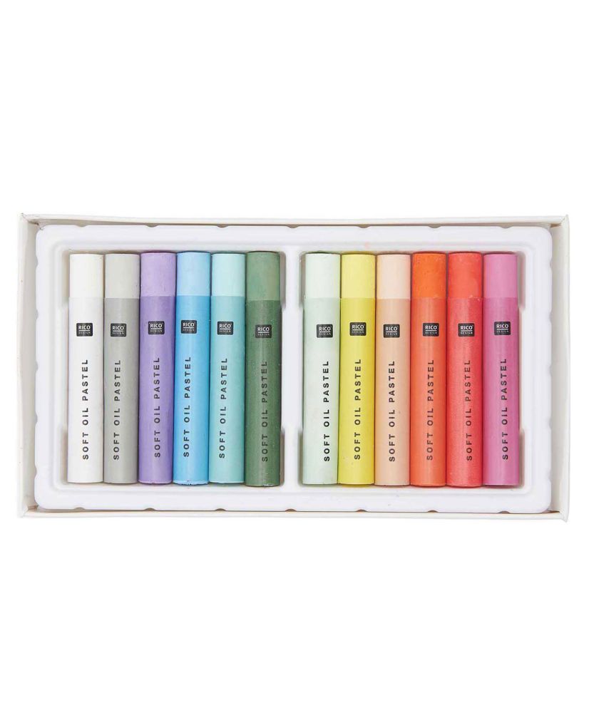 Lápices de Colores Edición Pastel caja con 12 colores