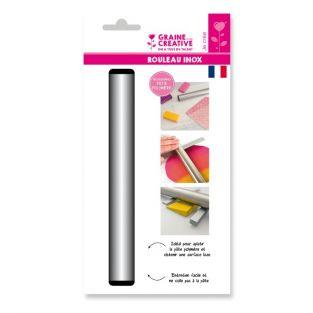 Roller 21 cm for FIMO - Stainless steel