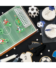 kit football décoration de gâteau d'anniversaire