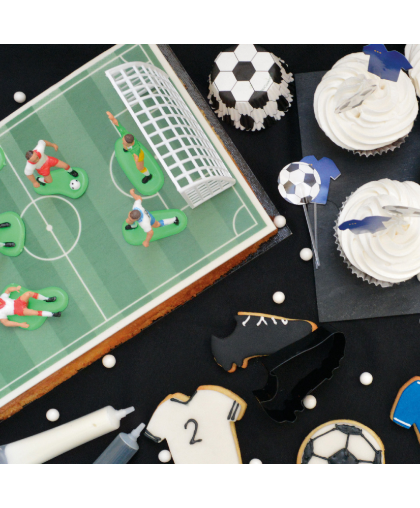Décoration de gâteau de football, décoration de gâteau pour gâteau