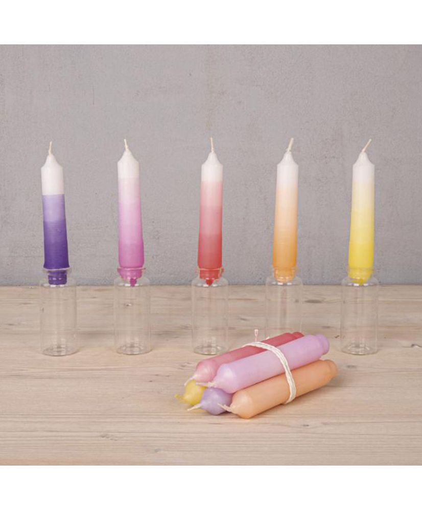 5 tinture per candele dai colori caldi
