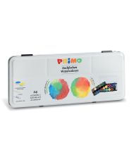 PRIMO Morocolor, Acuarelas para niños en Colores Pastel, Paleta de Acuarela  de 22 Colores, tabletas de