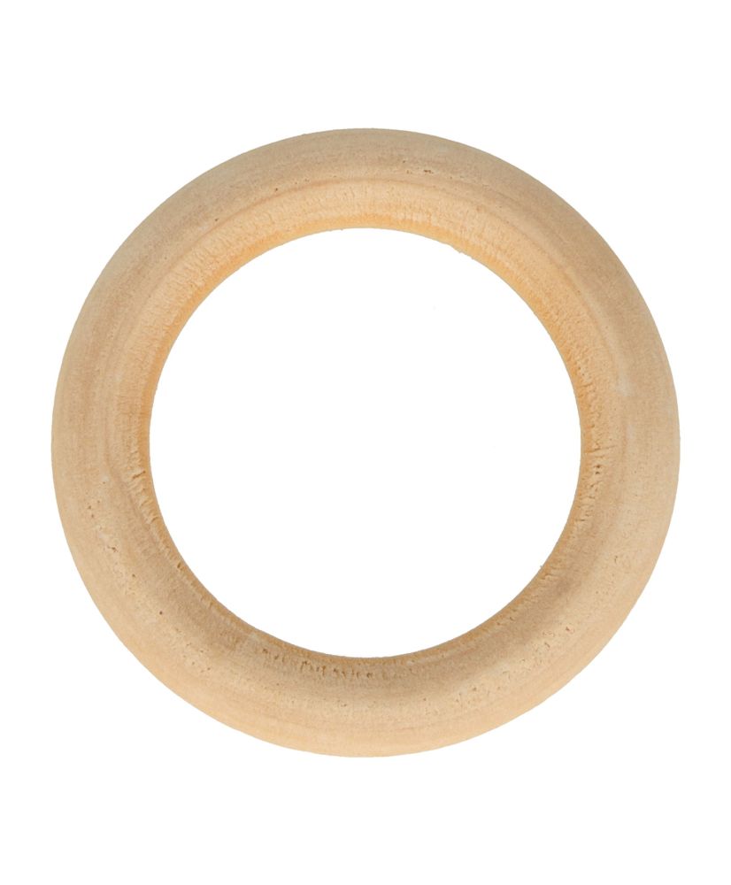 5 anelli di legno da 5 cm