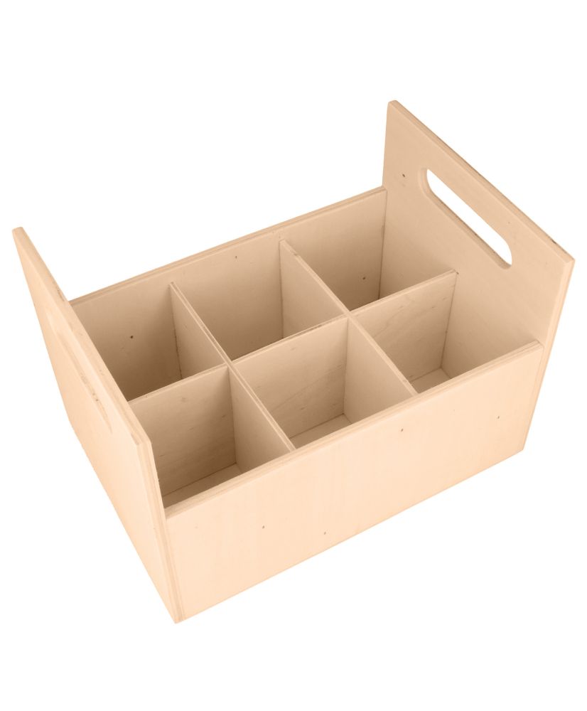 Caja de madera natural con tapa, 30 x 20 x 13,5 cm, caja de