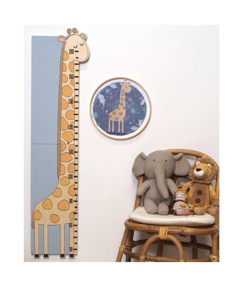 Baldacchino a forma di giraffa in legno