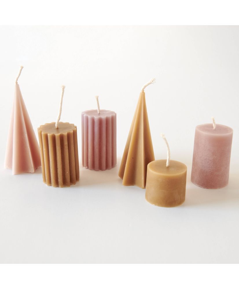Moldes de vela de silicona para velas, 3 uds., molde de silicona para hacer  velas, moldes de resina, kit de silicona, candelabro cilíndrico