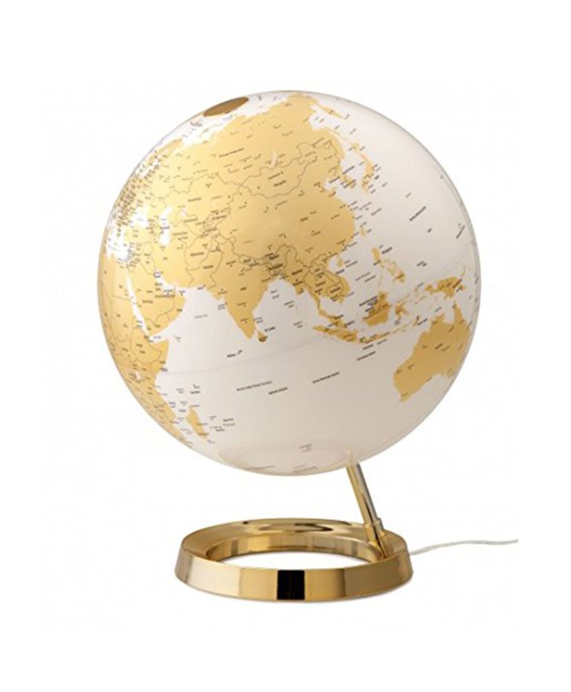 Globe terrestre lumineux Light & Colour Ø 30 Metal Gold
