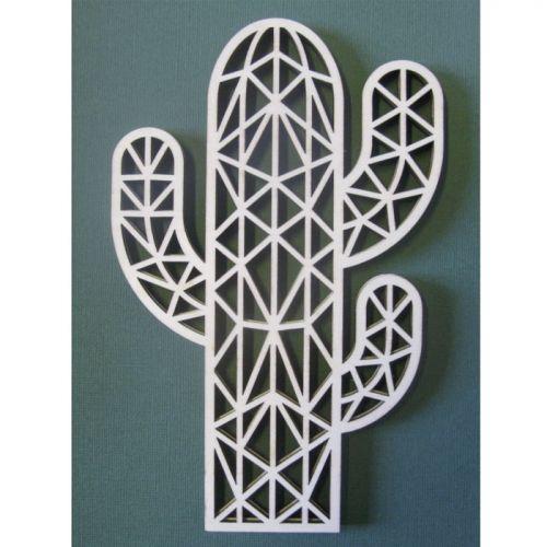 Silueta de madera Origami - Cactus