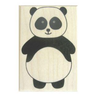 Sello de madera - Panda