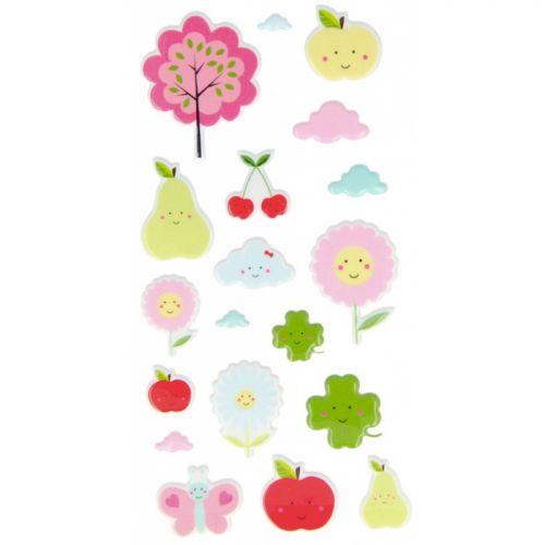 Puffies Stickers - Adorable Fruits