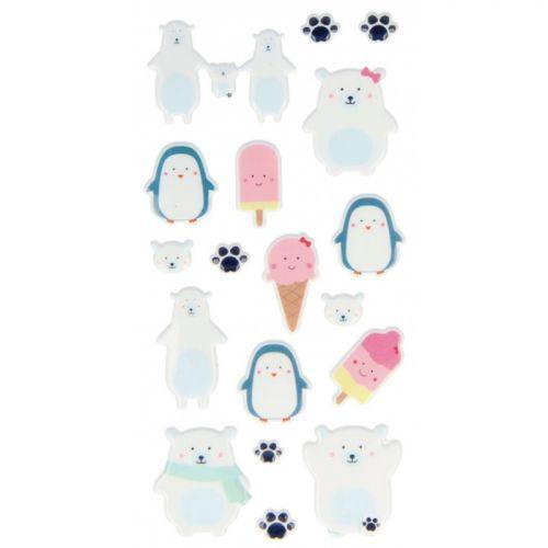 Puffies Stickers - Adorable Ice