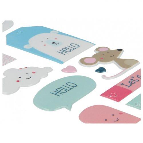 Puffies XL Stickers - Adorable Animals