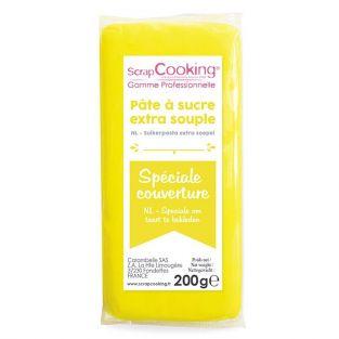 Easy-to-roll sugar paste 200 g - yellow