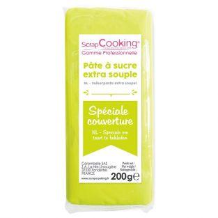 Easy-to-roll sugar paste 200 g - lime green