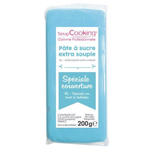 Easy-to-roll sugar paste 200 g - blue