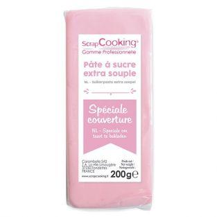 Easy-to-roll sugar paste 200 g - pink