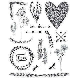 Vegetal Clear stamps - 14 x 18 cm
