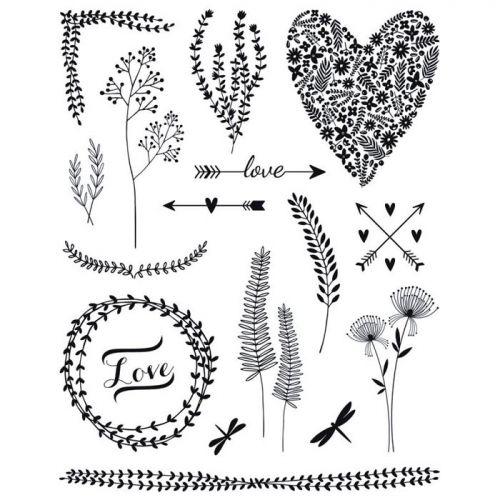 Vegetal Clear stamps - 14 x 18 cm