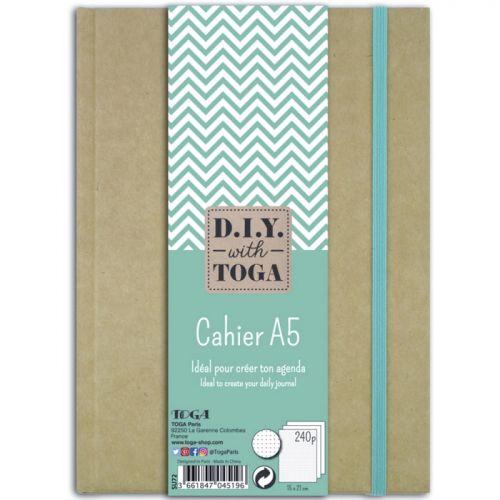 A5 kraft booklet for Bullet journal - 240 pages