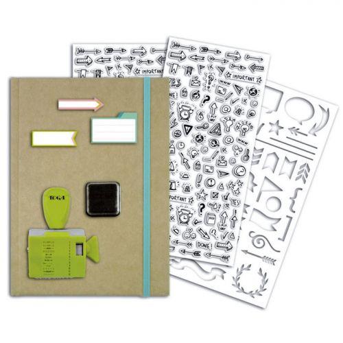 Carnet de notes A5 couverture en tissu personnalisable made in France - Le  Cadeau Français®