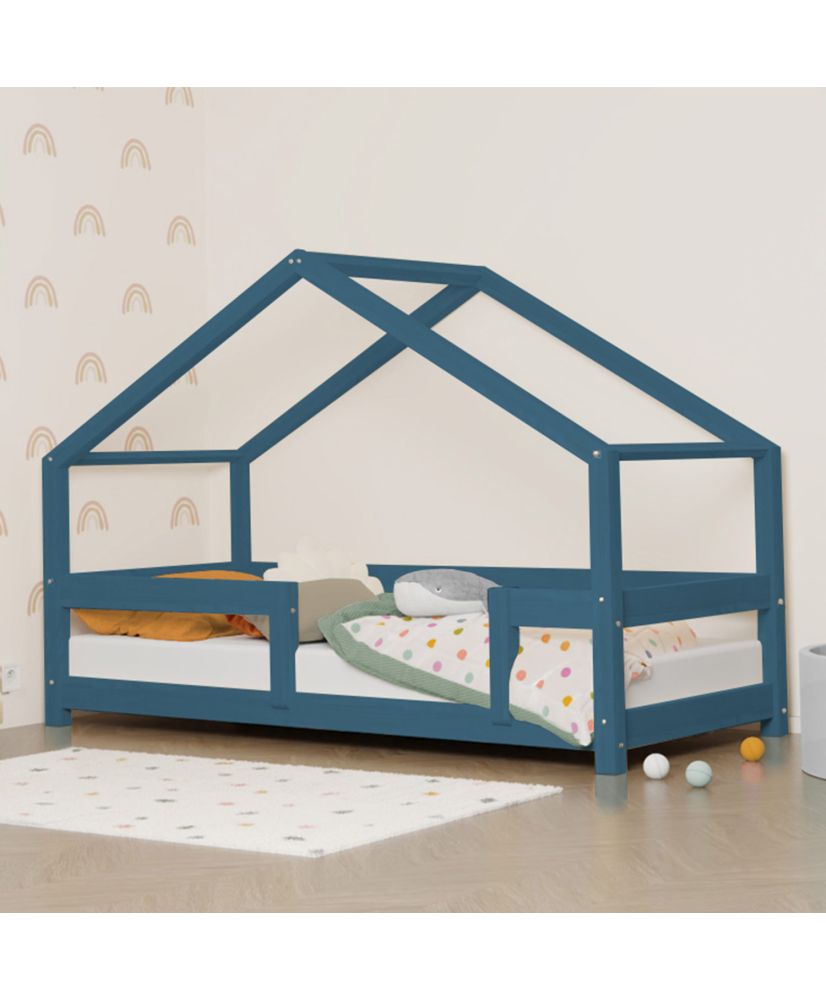 Letto cabina per bambini LUCKY 70 x 160 blu navy