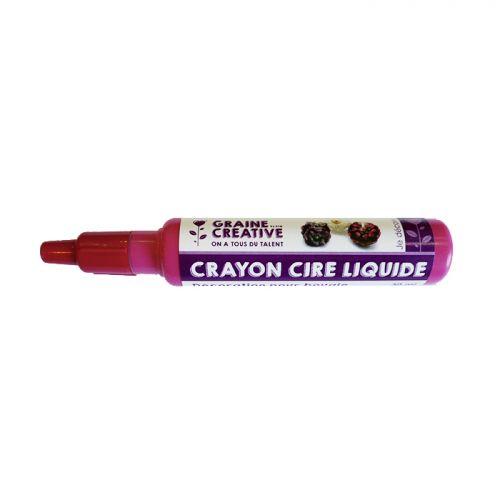 Liquid wax pen for candle - red