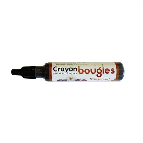 Crayon cire liquide pour bougie - Noir