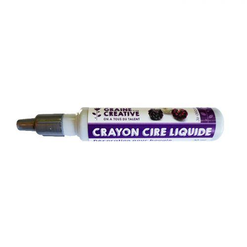 Liquid wax pen for candle - gray