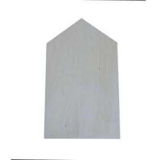 Etagère en bois maison 30,5 x 18 x 10 cm