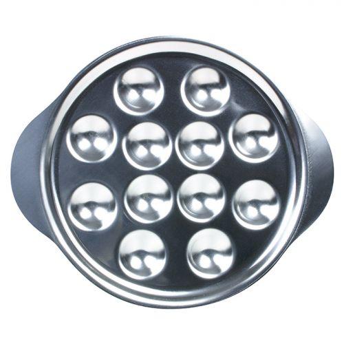 Stainless steel snail plate with 12 holes