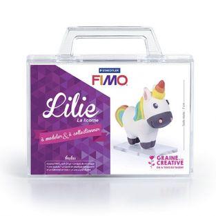 Coffret FIMO Ma première figurine - Lilie la licorne