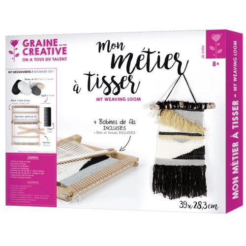 Coffret mon métier à tisser - 39 x 28,3 cm Coffret mon métier à tisser - 39 x 28,3 cm